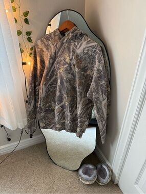 Abercrombie & Fitch Oversized Camo Hoodie